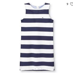 Vineyard Vines blue and white striped dress